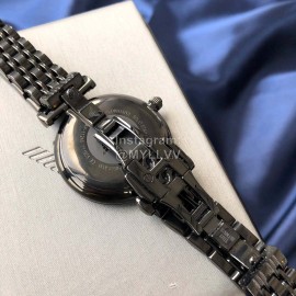 Armani Crystal Diamond Black Watch For Women