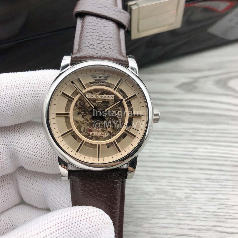 Armani 316l Fine Steel Mechanical Watch For Men Ar1982