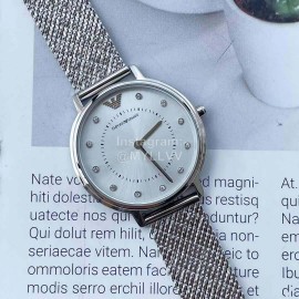 Armani 316l Fine Steel Strap White Watch For Women Ar11128