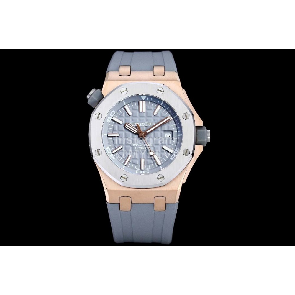 Audemars Piguet 15710st.Oo.A002ca.01 Sapphire Crystal Glass Mechanical Watch Gray