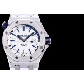 Audemars Piguet 15710st.Oo.A002ca.01 Sapphire Crystal Glass Mechanical Watch White