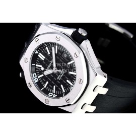 Audemars Piguet 15710st.Oo.A002ca.01 Sapphire Crystal Glass Mechanical Watch Black