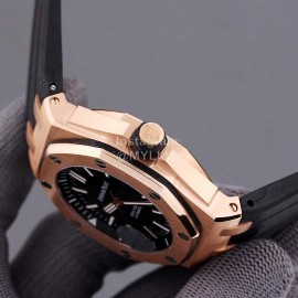 Audemars Piguet 15710st.Oo.A002ca.01 Sapphire Crystal Glass Mechanical Watch For Men Black