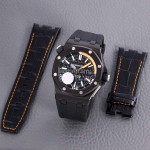 Audemars Piguet 15710st.Oo.A002ca.01 Sapphire Crystal Glass Mechanical Watch Black For Men