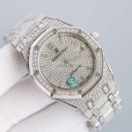 Audemars Piguet Full Diamond Dial Watch White