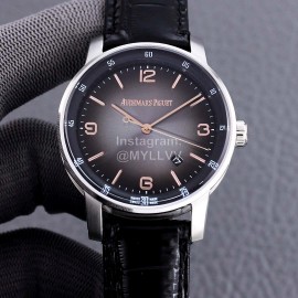 Audemars Piguet Crystal Glass Case Mechanical Watch Black