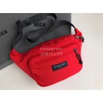 Balenciaga Canvas Chest Bag Waist Bag Orange Red
