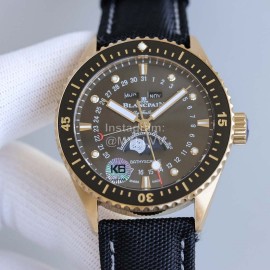 Blancpain 43mm Diameter Dial Luminous Watch Blue