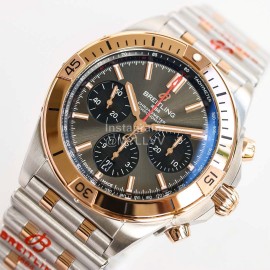 Breitling Chronomat 316l Refined Steel Watch Gold
