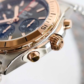 Breitling Chronomat 316l Refined Steel Watch Gold