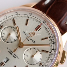 Breitling B01 316l Refined Steel Watch 