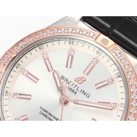 Breitling Chronometer Automatic 36mm Watch For Men And Women White