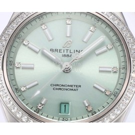 Breitling Diamond Chronometer Automatic 36mm Watch For Men And Women Green
