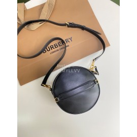 Burberry Black Fashion Round Messenger Bag