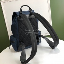 Burberry Fashion Dark Blue Waterproof Backpack