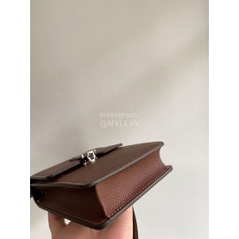 Burberry Smooth Leather Messenger Mobile Phone Bag