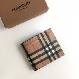 Burberry Fashion Check Short Two Fold Wallet