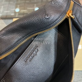 Burberry Black Simple Leather Waist Bag
