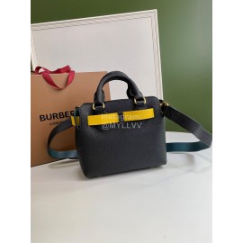 Burberry Soft Leather Mini Messenger Bag Handbag