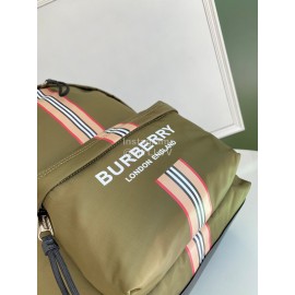 Burberry New Waterproof Nylon Backpack Green