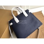 Burberry Blue Calfskin Handbag