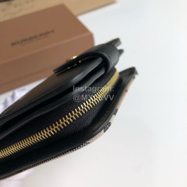 Burberry Soft Leather Short Wallet Black