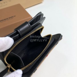 Burberry Soft Leather Short Wallet Black