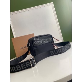 Burberry Black Nylon Light Messenger Bag