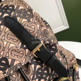 Burberry Vintage Printed Nylon Backpack Khaki