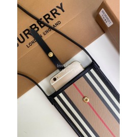 Burberry Stripe Canvas Cross Mobile Phone Cover