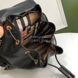Burberry Black Cowhide Military Backpack