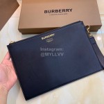 Burberry Blue Leather Handbag