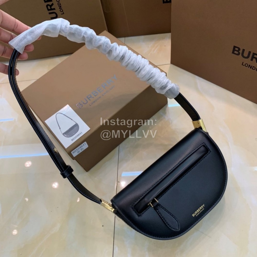 Burberry Black Cowhide Messenger Bag