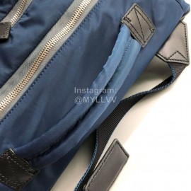 Burberry Fashion Nylon Leisure Backpack Blue