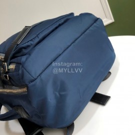 Burberry Fashion Nylon Leisure Backpack Blue