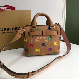 Burberry Brown Leather Vintage Handbag