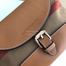 Burberry Brown Leather Crossbody Bag