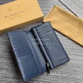 Burberry Blue Stripe Long Wallet