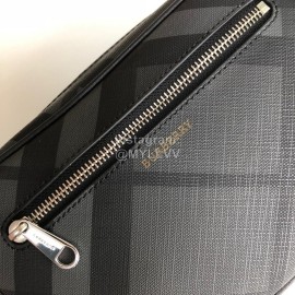 Burberry Simple Stripe Handbag For Men Gray