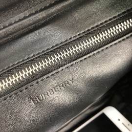 Burberry Simple Stripe Handbag For Men Gray
