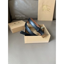 Burberry Fashion Calf Gold Buckle 20mm Belts For Women
