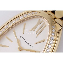 Bvlgari Serpenti Seduttori 30m Waterproof Diamond Watch Gold