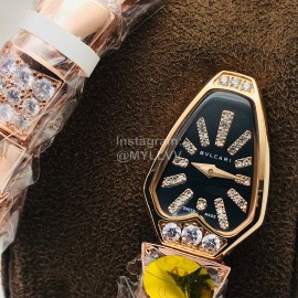 Bvlgari An Factory Fashion Diamond Quartz Watch For Women Rose Gold