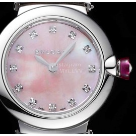Bvlgari An Factory 28mm Dial Watch For Women Pink