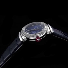 Bvlgari An Factory Fashion 28mm Dial Watch For Women Blue