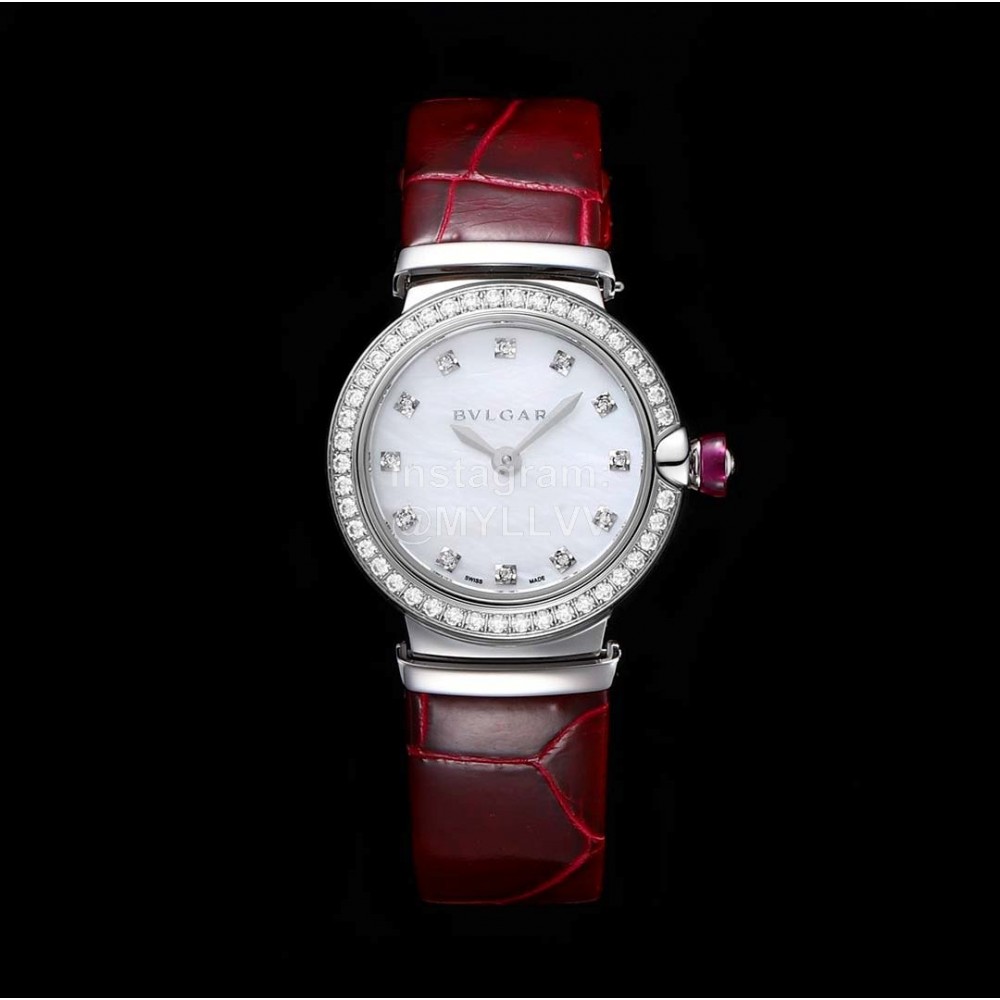Bvlgari An Factory New 28mm Dial Diamond Watch For Women