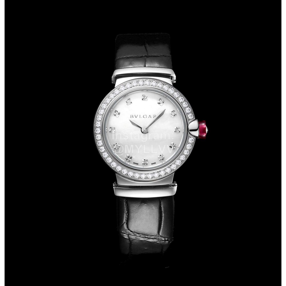 Bvlgari An Factory 28mm Dial Diamond Watch For Women