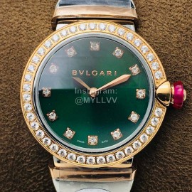 Bvlgari Bv Factory 33mm Dial Watch For Women Green