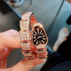 Bvlgari Serpenti New Sapphire Glass Diamond Watch