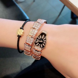 Bvlgari Serpenti New Sapphire Glass Diamond Watch